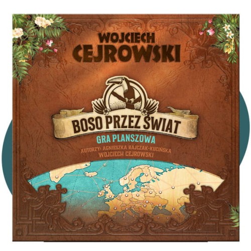Pudełko gry planszowej Boso Przez Świat