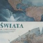 Mapa świata Burza – fragment mapy, czytelne detale, nazwy państw i stolice