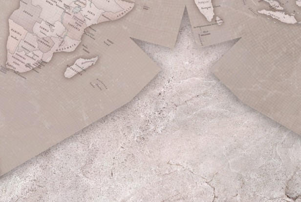 Detale mapy świata marmurowej – morza, zatoki i regiony geograficzne, mapa dekoracyjna premium