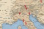 Mapa Europy na ścianę – znaczniki samoprzylepne do zaznaczania odwiedzonych miejsc