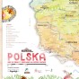 Mapa Polski dla dzieci – legenda i tytuł plakatu (detal)
