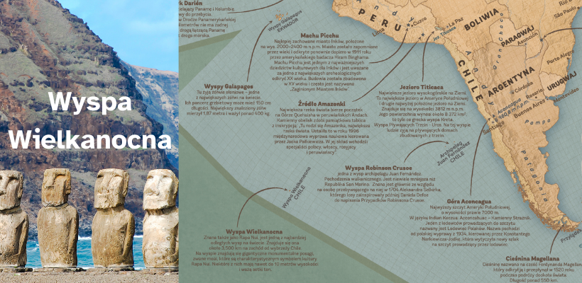 Wyspa Wielkanocna na mapie świata