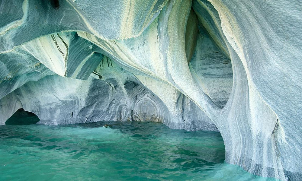 Marmurowe Jaskinie, Chile