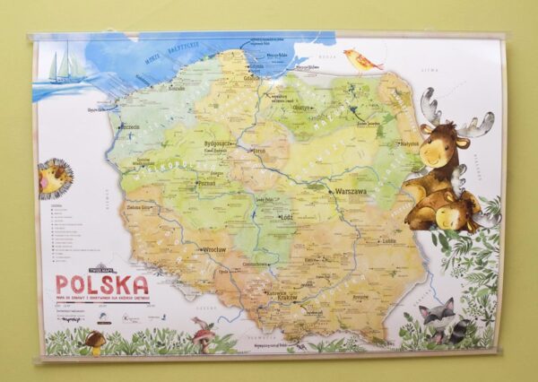 mapa polski dla dzieci listwa01