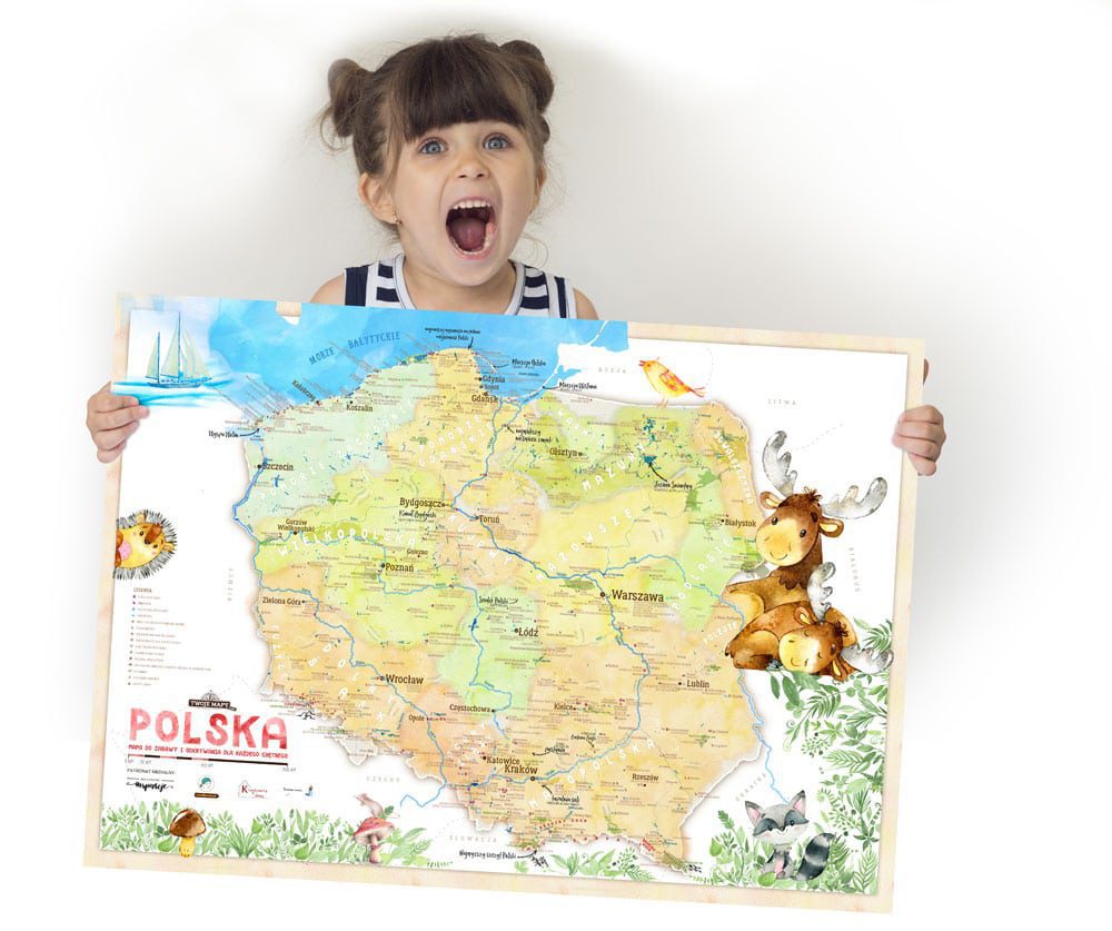 dziewczynka mapa polski dla dzieci2