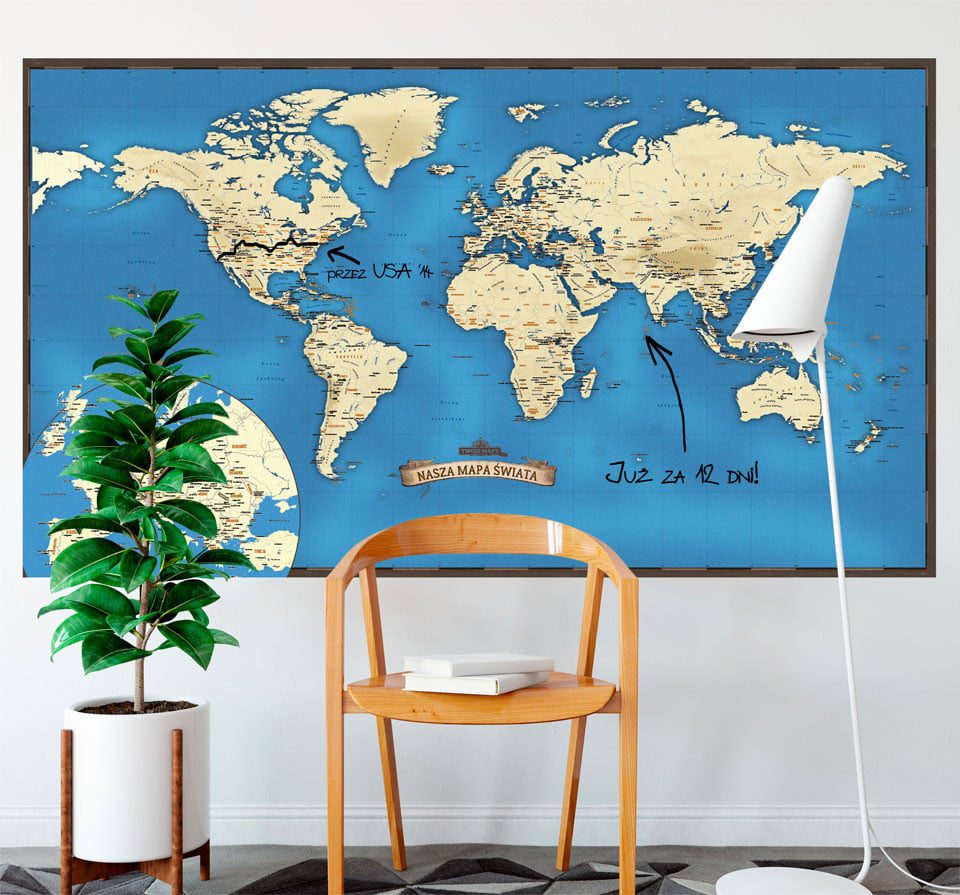 Wielka Turystyczna Mapa Świata (tradycyjna)